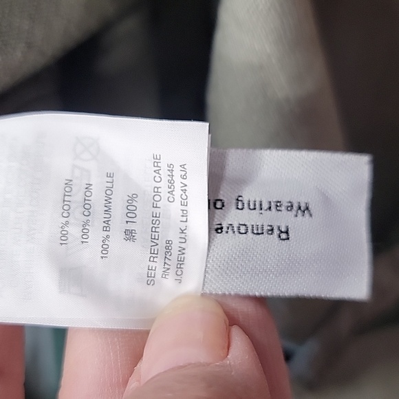 J. Crew Size M Camouflage Button Up Utility Shacket, Excellent Used Condition - Picture 12 of 13